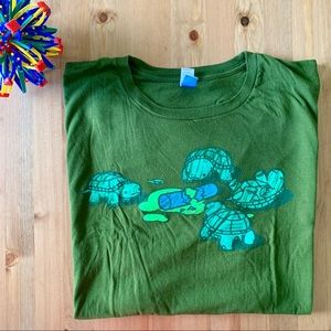 NWOT Green Tee: The Epic Begins Ninja Turtles